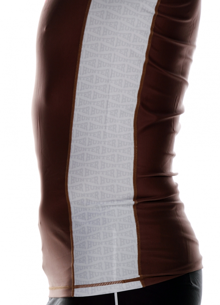 Rash Guard Competition Manga Curta Marrom